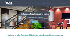 Desktop Screenshot of indushotels.com